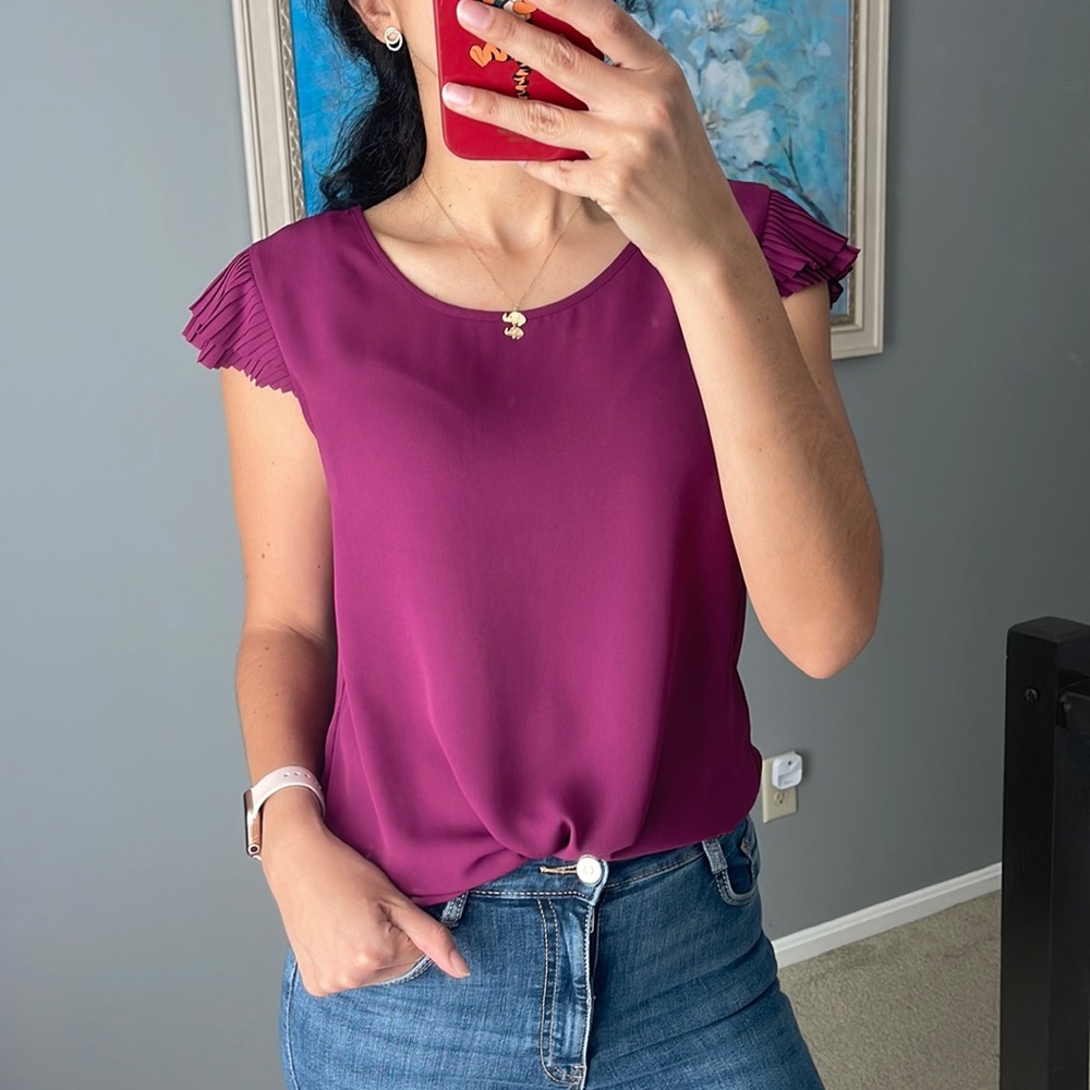 In new condition top by banana republic